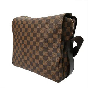 Louis Vuitton Shoulder Brown Canvas Bag Naviglio Damier